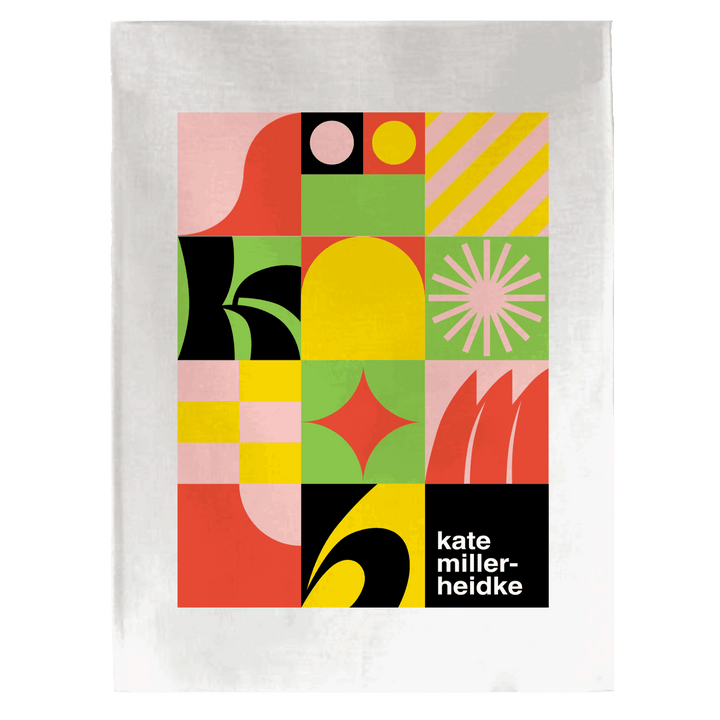 Kate Miller-Heidke / Grid Tea Towel