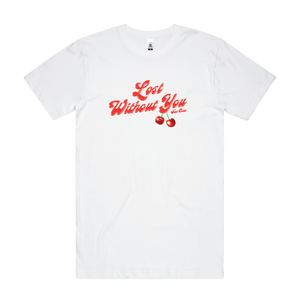 Cherry Tee (White) - Merch Jungle - Official San Cisco band t-shirts and band merch.