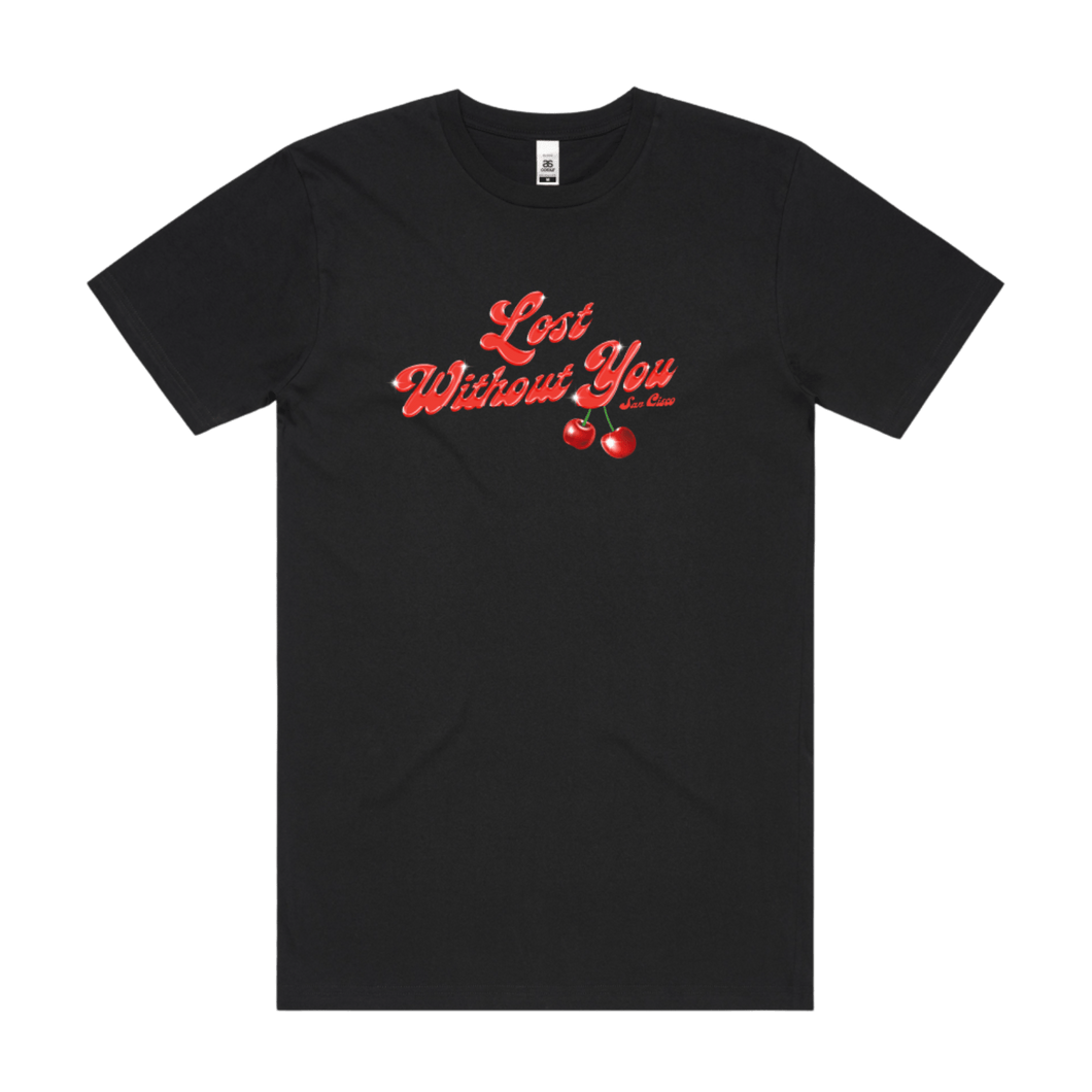 Cherry Tee (Black) - Merch Jungle - Official San Cisco band t-shirts and band merch.