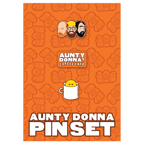 Aunty Donna Pin Set - Merch Jungle - Official Aunty Donna band t-shirts and band merch.