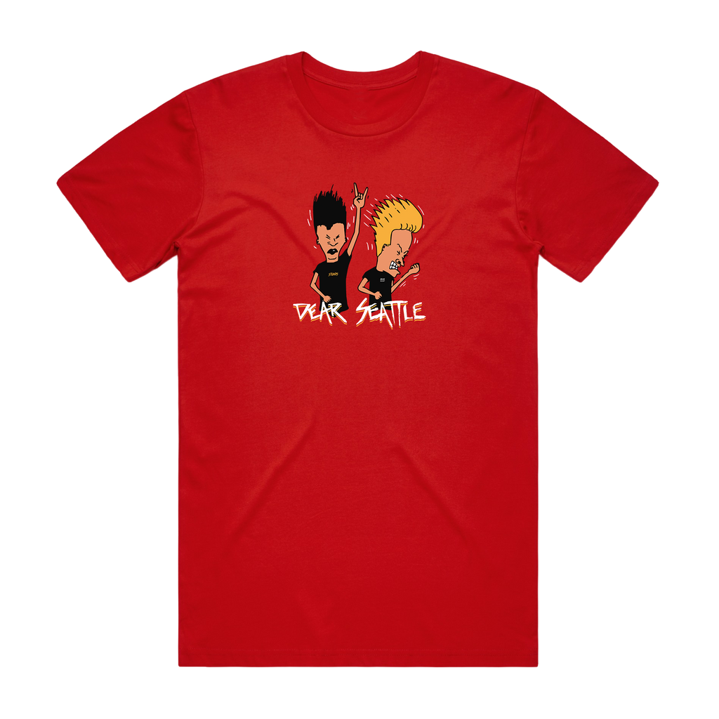 B&B Tee (Red) - Merch Jungle - Official Dear Seattle band t-shirts and band merch.