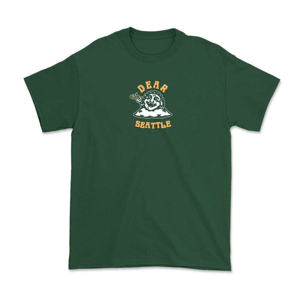 Sun Tee (Bottle Green) - Merch Jungle - Official Dear Seattle band t-shirts and band merch.