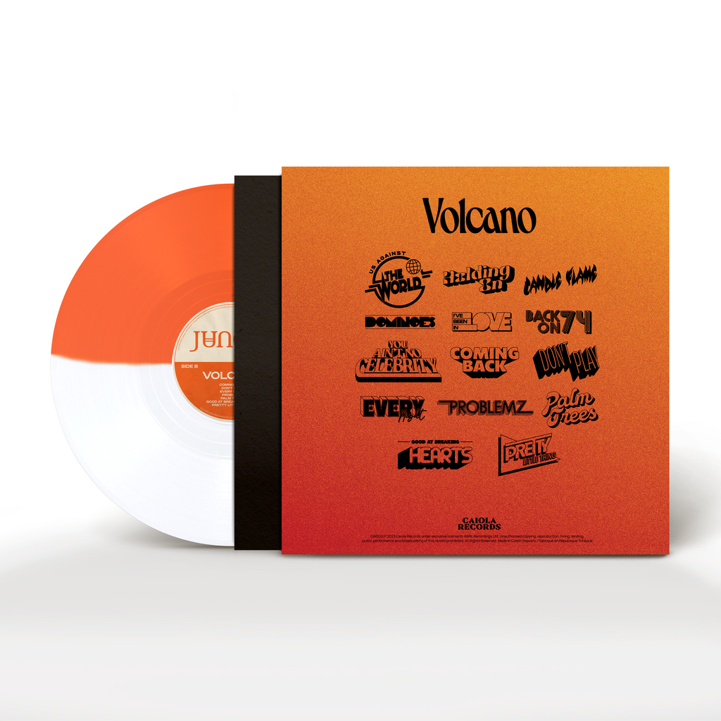 Volcano (Exclusive Orange/White Vinyl) - Merch Jungle - Official Jungle band t-shirts and band merch.