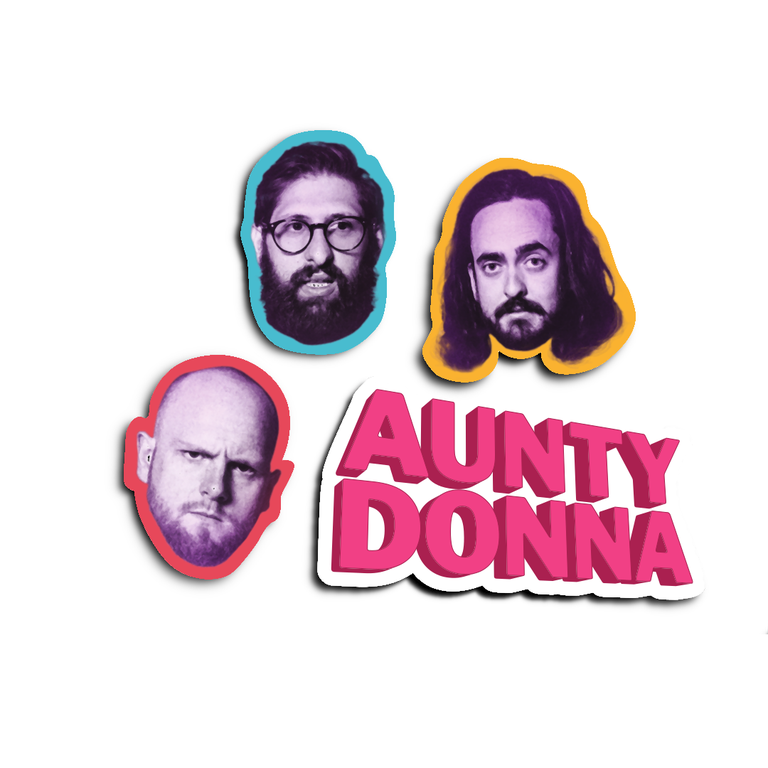 Aunty Donna Magnets (4 Pack) - Merch Jungle - Official Aunty Donna band t-shirts and band merch.