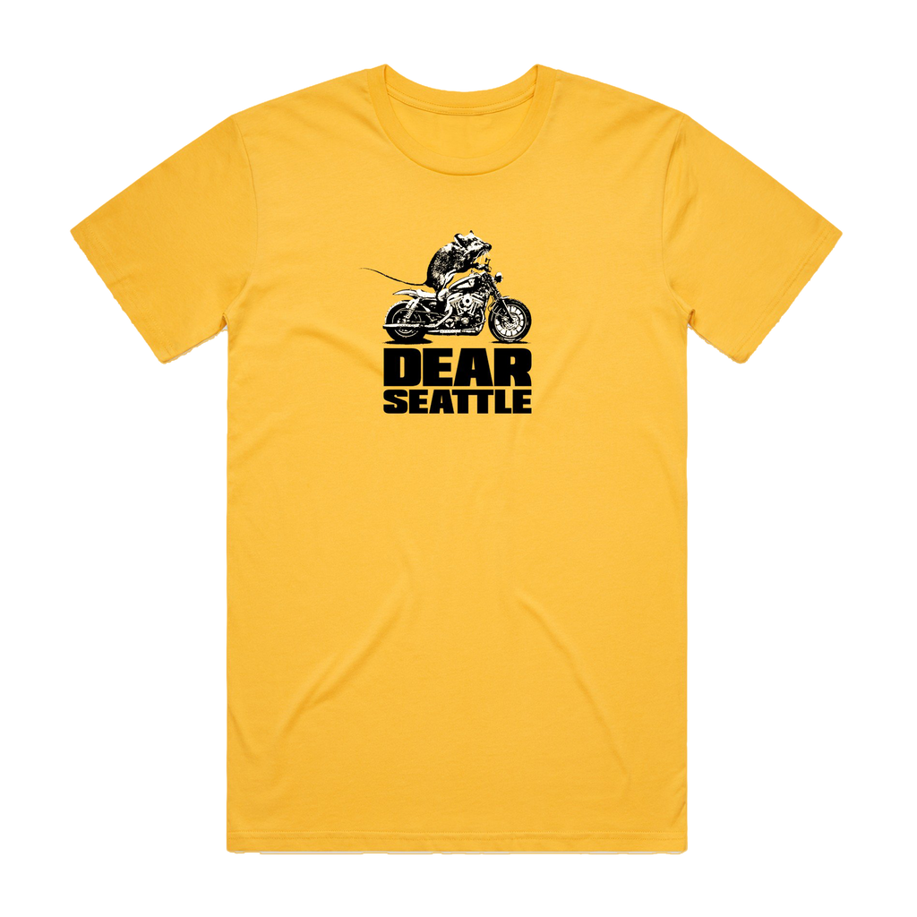 Rat Race Tee (Yellow) - Merch Jungle - Official Dear Seattle band t-shirts and band merch.