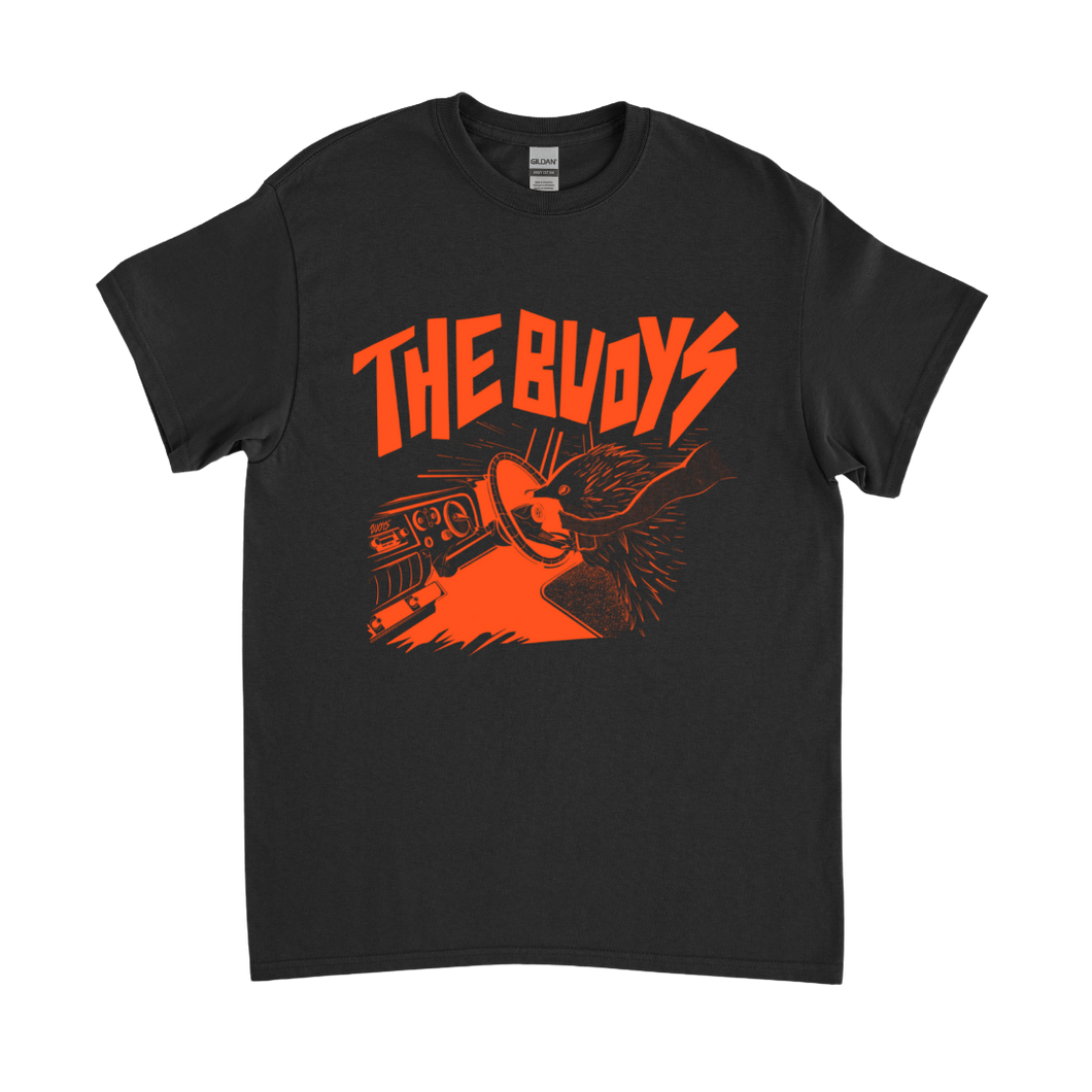 Black Echidna Tee - Merch Jungle - Official The Buoys band t-shirts and band merch.