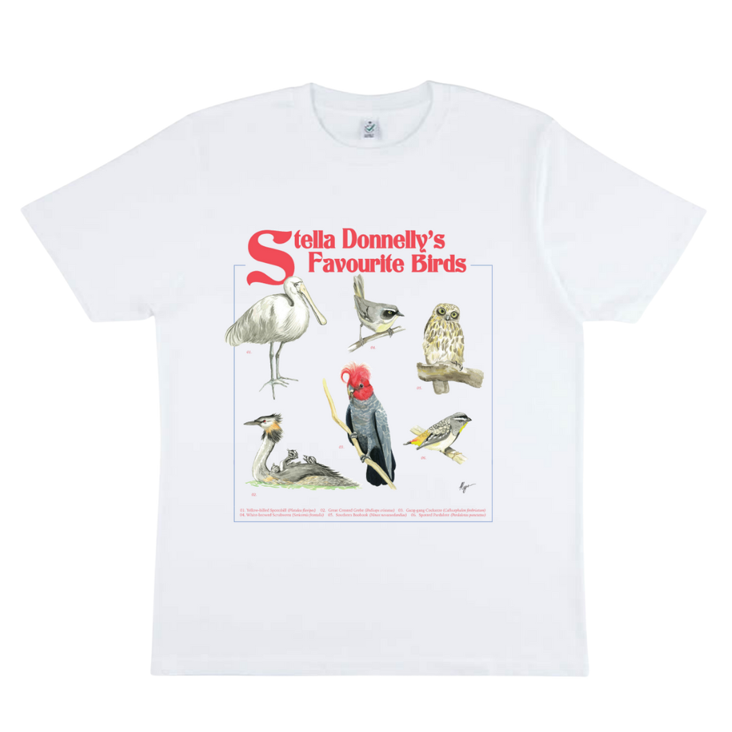 Birds Tee - Merch Jungle - Official Stella Donnelly band t-shirts and band merch.