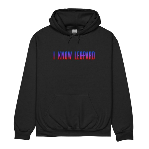 Leopard Logo Hoodie - Merch Jungle - Official I Know Leopard band t-shirts and band merch.
